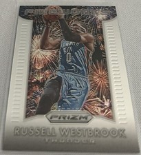 2015-16 Prizm Basketball Russell Westbrook Oklahoma City Thunder Fireworks #2
