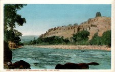 Shoshone Canyon, Cody Road, Haynes, Yellowstone National Park, Cody, Postcard