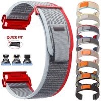 QuickFit Nylon Loop Band Strap for Garmin Fenix 8 E 7X 7 Pro 6X 6 5X 5 Tactix 7