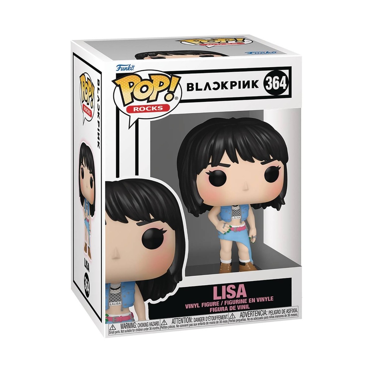 K-POP・アジア 27.28 Pop! Rocks BlackPink Lisa #364 Vinyl Figure Funko