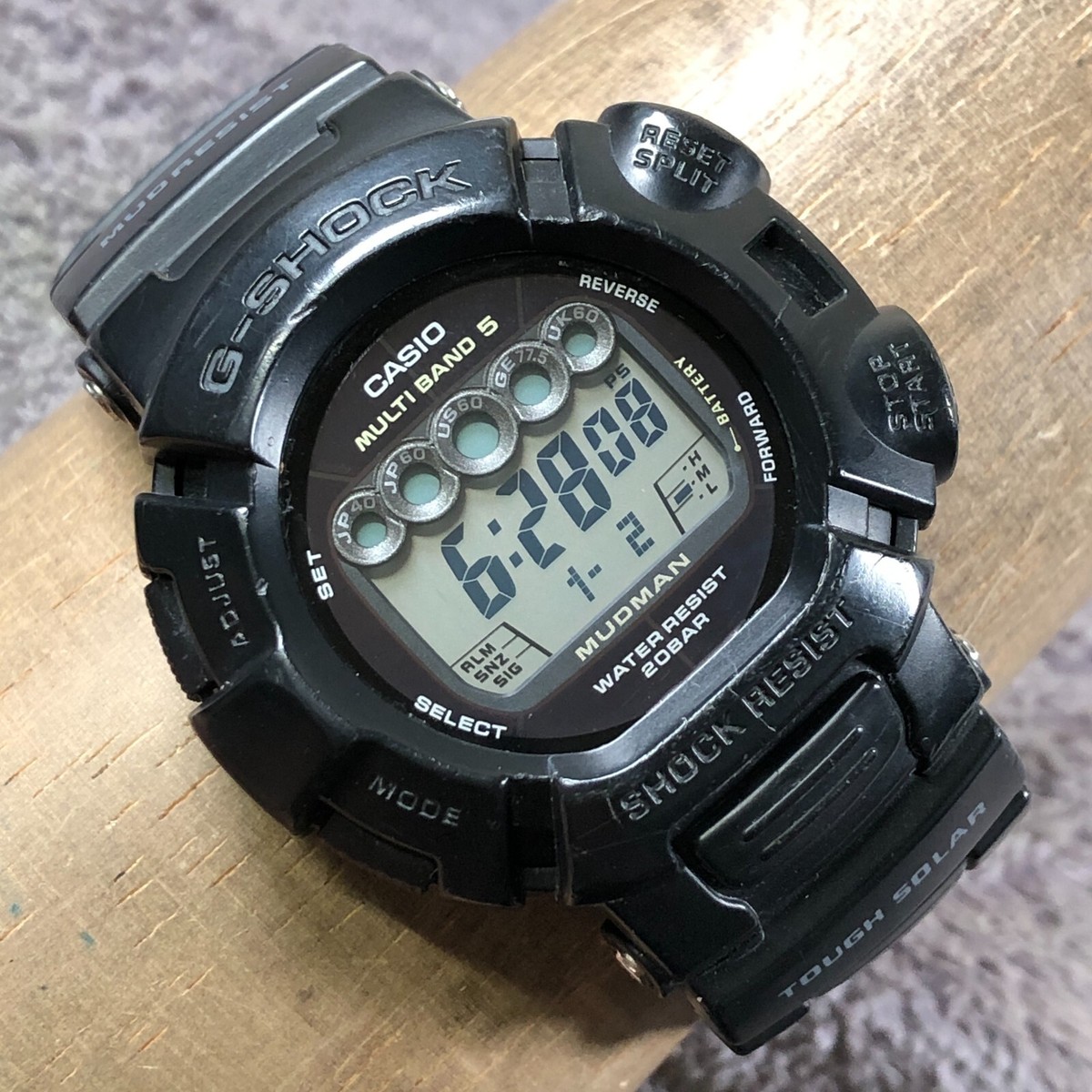 Casio G-Shock Mudman Men GW-9000 Multifunction Rubber Solar