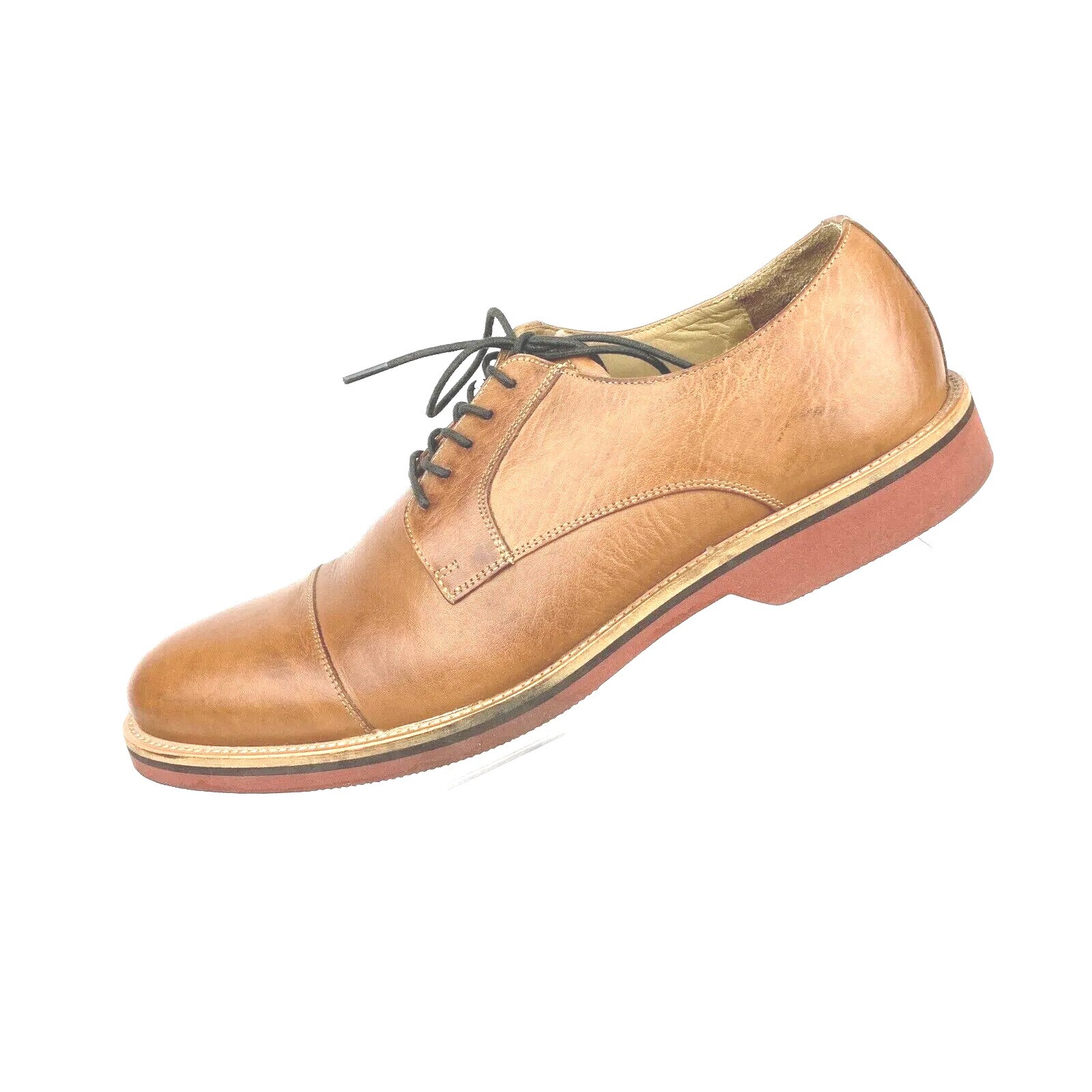 SAOLA Scarpe eleganti Nordstrom 1901 pelle uomo 10M marrone belle!