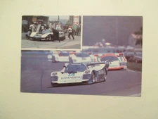 Watkins Glen New York Postcard International Race Track Al Holbert & Corvette NY