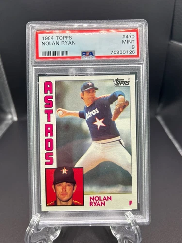 1984 Topps Nolan, Ryan card number 470 PSA 9