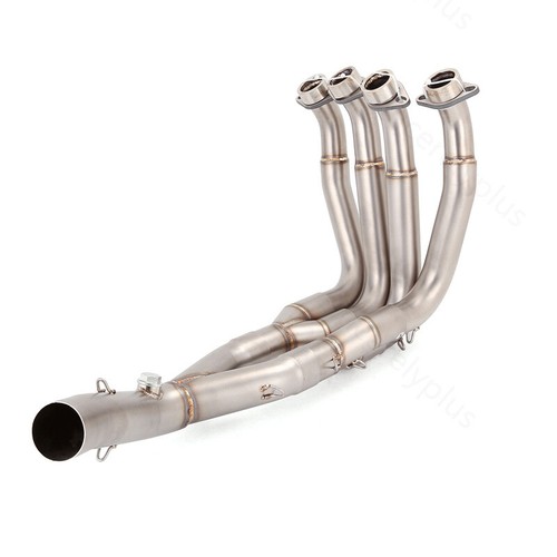 Tubo de conexión de tubo de enlace de cabezal sistema delantero de escape para Yamaha YZF R6 2006-2016 - Imagen 2 de 11
