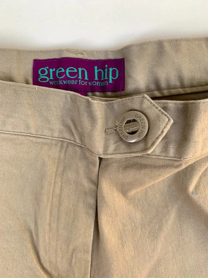 Green Hip Plus Size 20 Womens NWT Work Cargo Shorts Original Regular Stretch - Image 3 of 4
