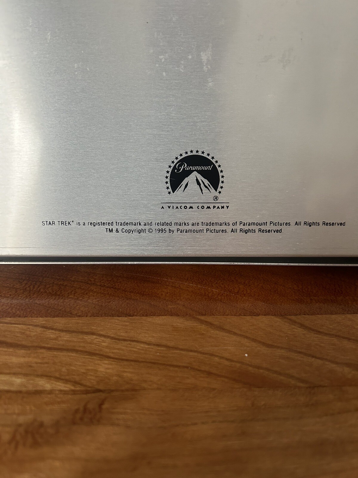 1995 STAR TREK 30 YEARS Aluminum Clipboard by Paramount ~ NOS-w/box