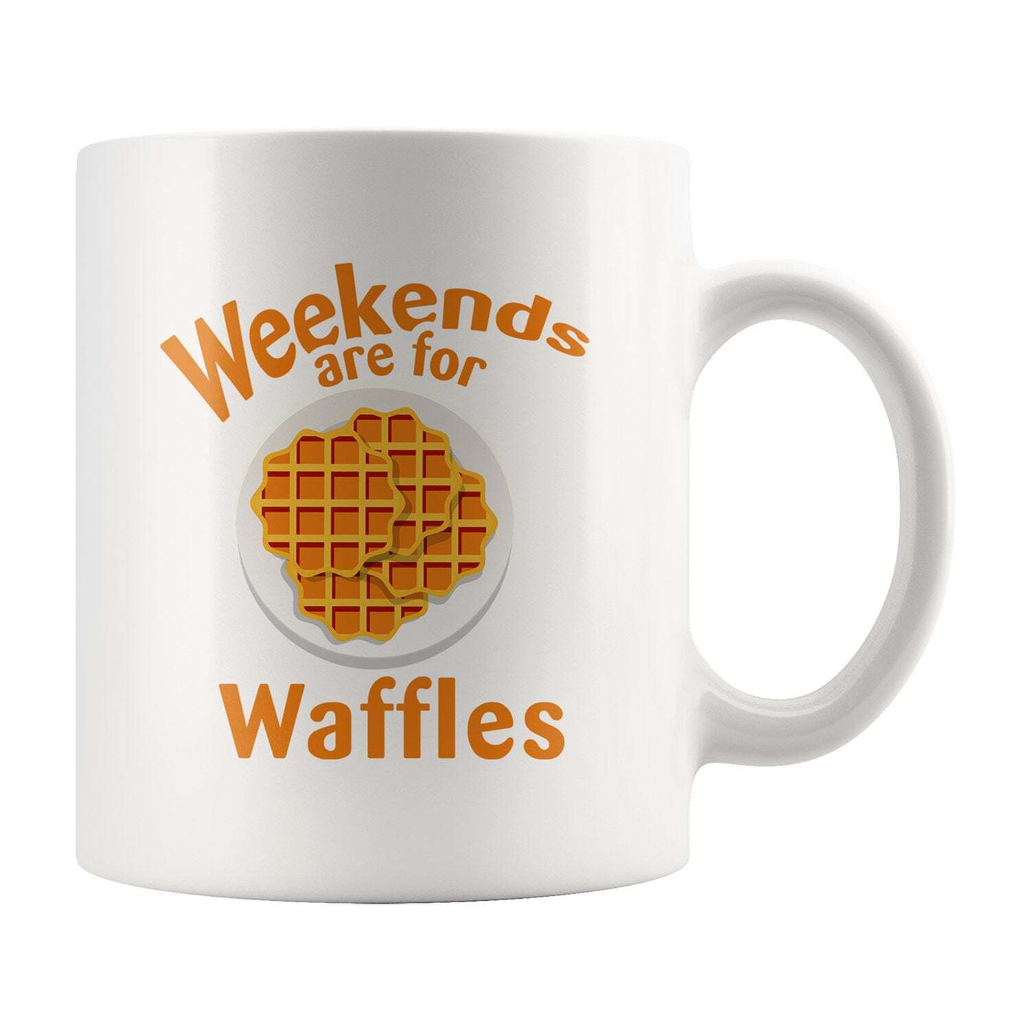 Waffle Lover Coffee Mug For Weekend Breakfast Fun  