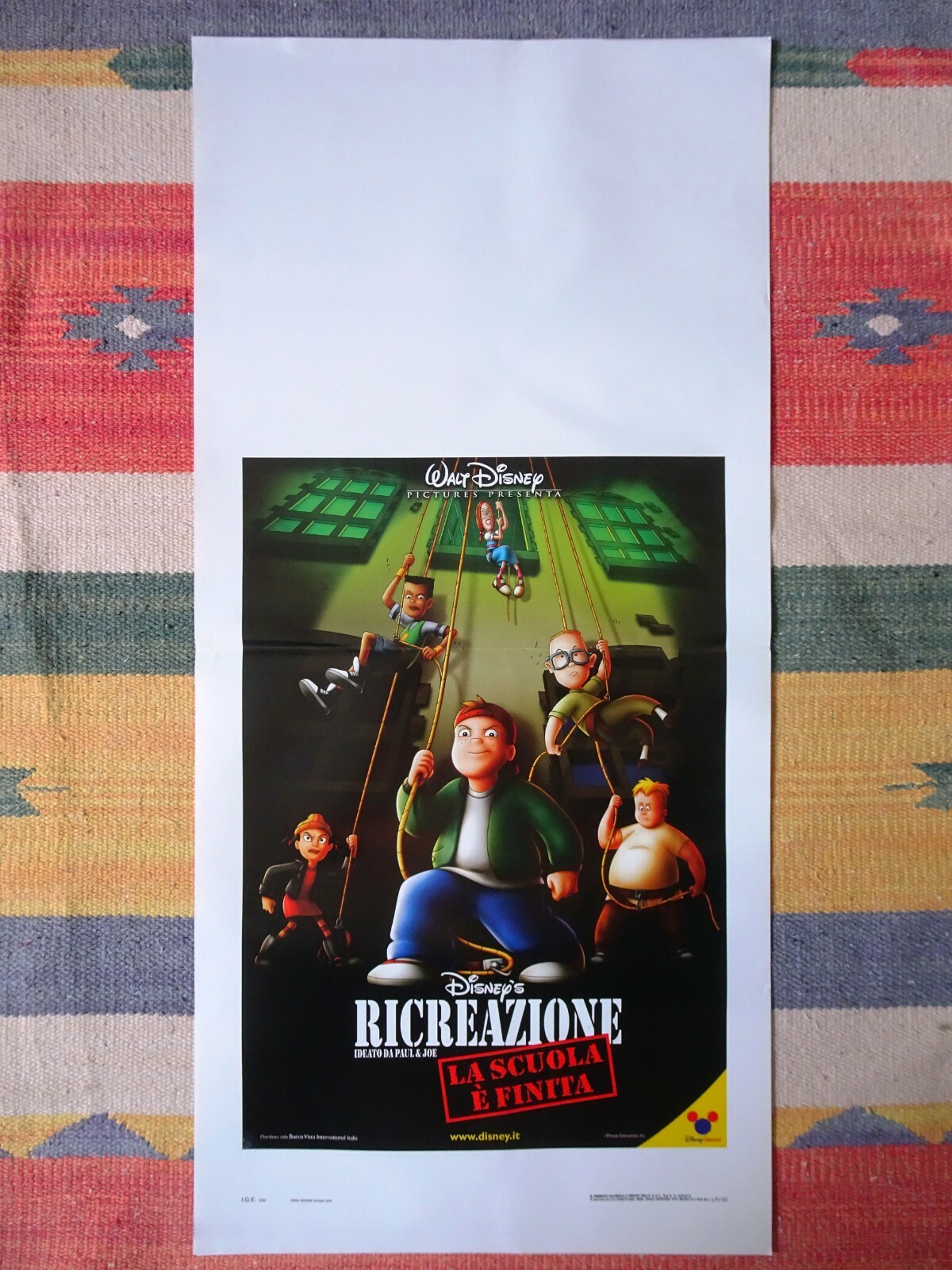 Locandina originale film Ricreazione - La scuola è finita (2001) - Regia di Chuck Sheetz