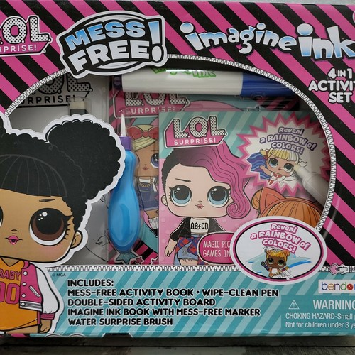 3 set attività senza problemi Imagine Ink con libro di gioco: 2x Trolls World Tour & L.O.L - Foto 8 di 11