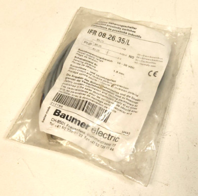 BAUMER IFR 08.26.35/L induktiver Näherungsschalter | inductive proximity switch