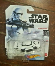 Hot Wheels Star Wars: 40th Empire Strikes Back-(2019) STORMTROOPER Character Car