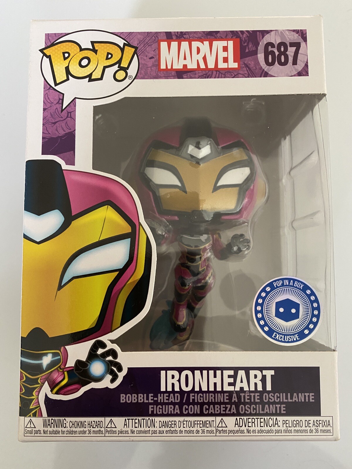 Funko Pop Marvel ‘Ironheart’ #687 Exclusive