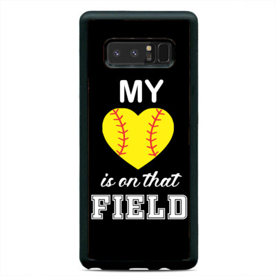 Softball My Heart Field Love Case Cover Samsung Galaxy Note 20 Ultra 10 Plus 9 8