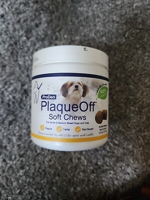 ProDen PlaqueOff Soft Chews For Dental Hygiene, 45ct