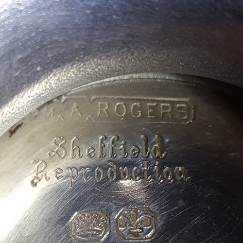 Tazón estilo trofeo atómico Art Deco Sheffield 421 patas 2 asas - Imagen 12 de 12