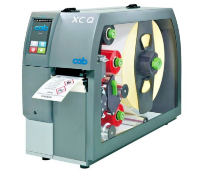 Label printer cab XC Q4 with tear-off edge 300dpi two-color printing