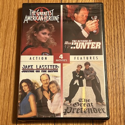 Greatest American Heroine/Return of Hunter/Jake Lassiter/Great Pretender NEW DVD