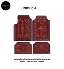 ZafranCulture Persian & Arabian Inspired Car Floor Mats Rug Style