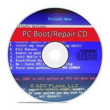 Boot, Format, Restore Recovery Hard Drive Fix Utility Diagnostics Disk CD