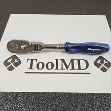 Snap-on Tools NEW POWER BLUE 3/8" Drive Hard Grip Flex Head Ratchet FHFD80A