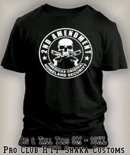 Pro Club Shaka 2nd Amendment Americas Original Security Tee Shirt Big & Tall T