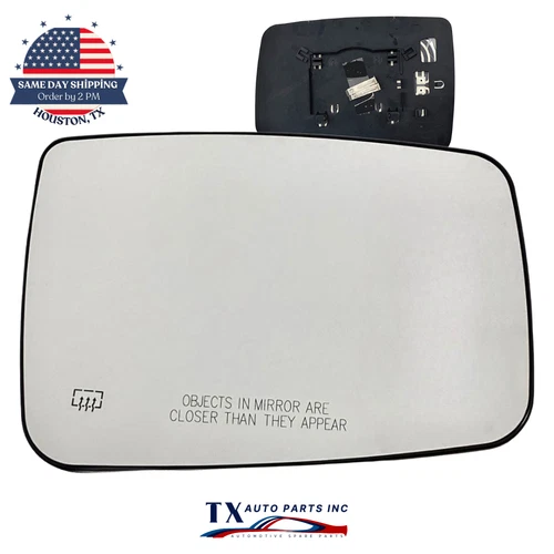 For 2009-2018 Dodge Ram 1500 Passenger Side Mirror Glass Heated with Backing RH