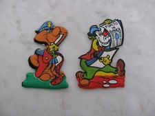 2 Figurine PLASTECO  formaggino MIO  Serie  "Guardie e Ladri"