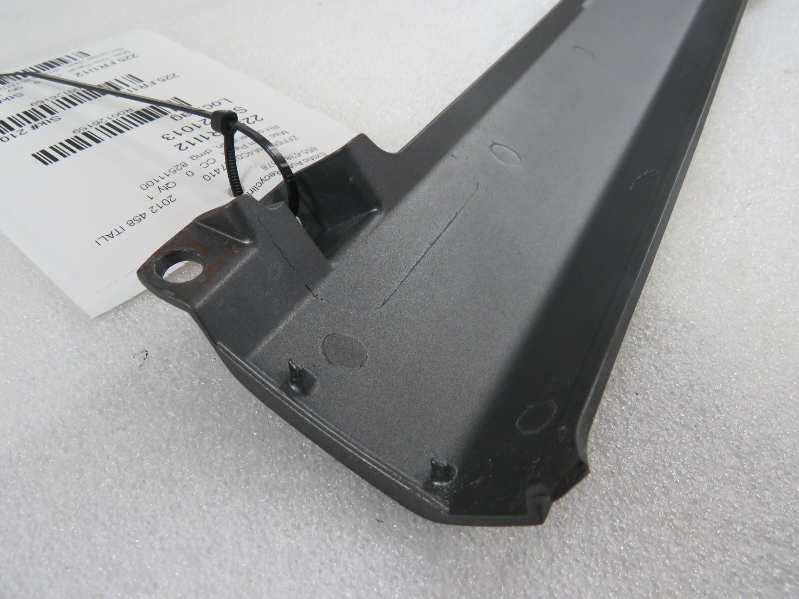 Ferrari 458 Italia, Spider, RH, Front Dash Trim Panel, Used, Dmg, P/N 82511100