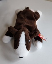 Ty Beanie Baby - BRUNO the Terrier Dog (8.5 Inch) with TAG