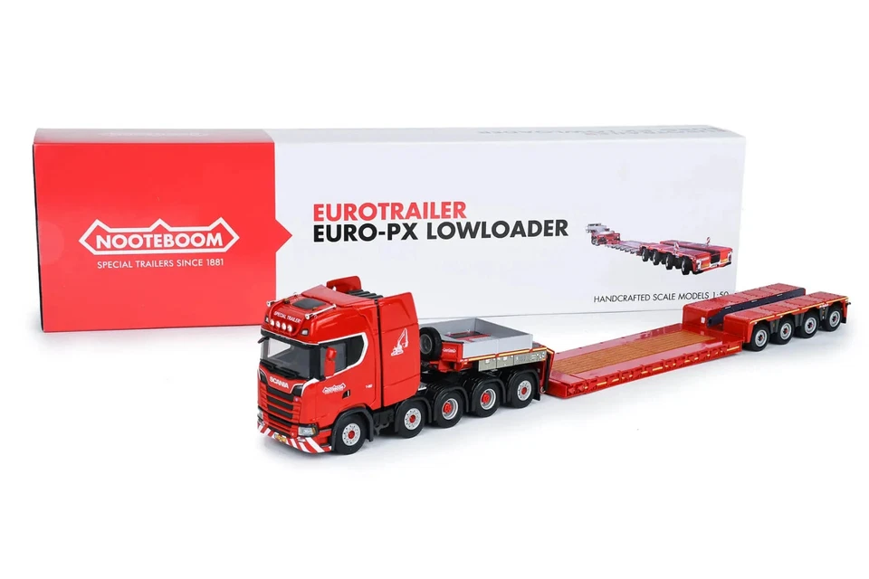 WSI Px 4 Axle Low Loader With Scania S Highline CS20H 10x4/6 1:50 New - Image 4 of 4