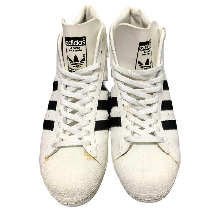 Vintage Adidas Pro Model Sneakers Made in French Size US7.5