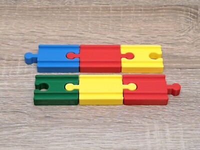 Stecker-Stecker / Buchse-Buchse Schienenadapter für Holzeisenbahn