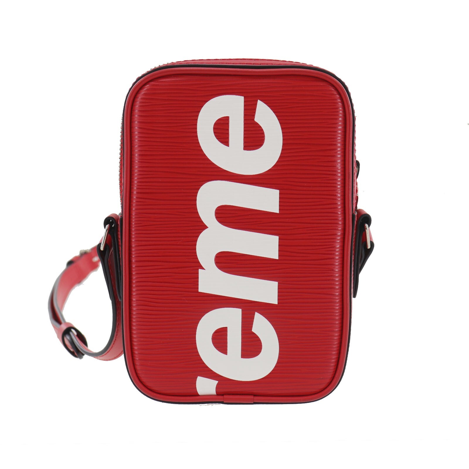 LOUIS VUITTON LV x Supreme Danube PPM Epi Leather Red M53434 #AH151 S image 4
