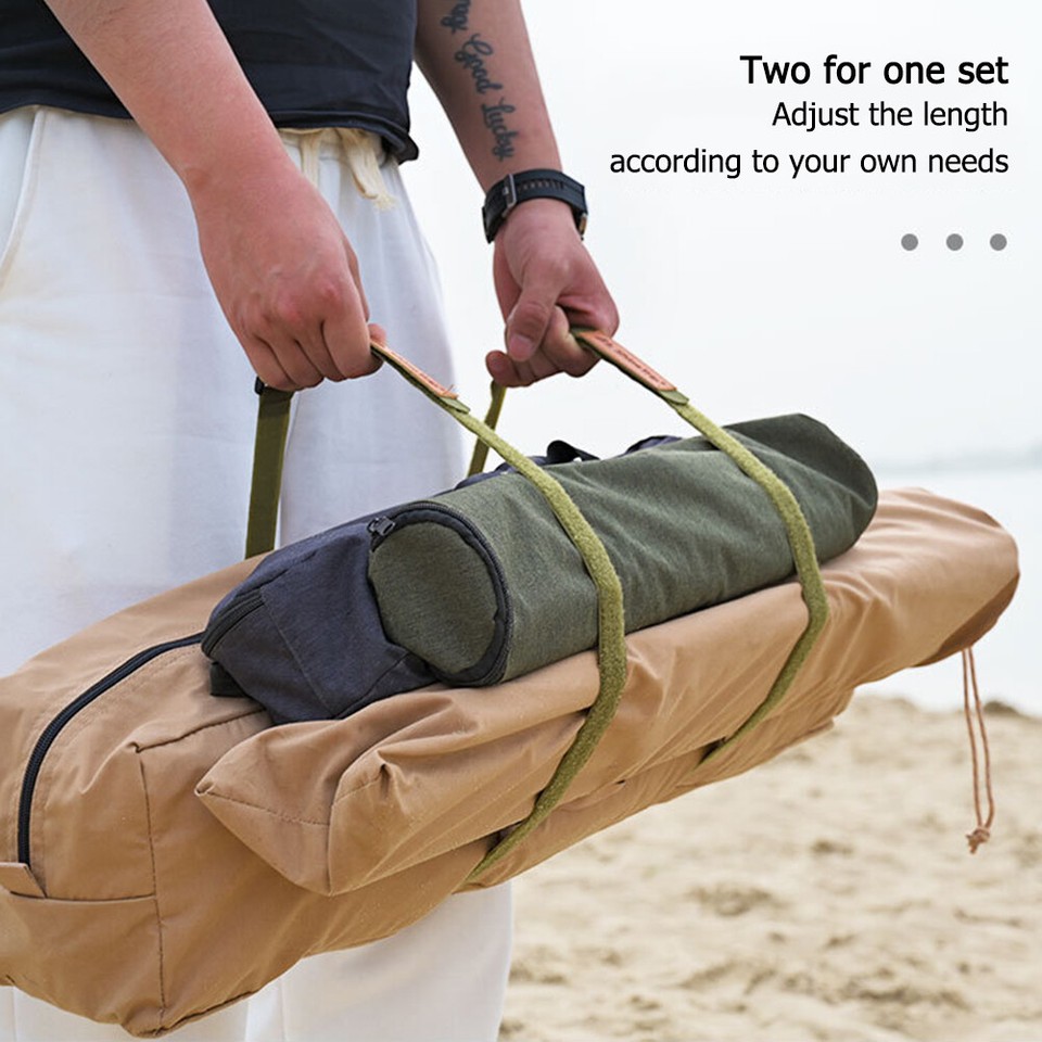 New 2 Pcs Luggage Strap Nylon Utility Strap Adjustable Carry Strap