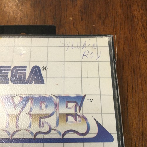 R-TYPE for Sega Master System SMS (1988) Complete! CIB! COsmetic issues. Look - Picture 2 of 8