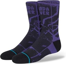 STANCE Kid's Crew Socks YIBAMBE MARVEL - Purple - Large 3-5.5 - NWT - LAST ONE