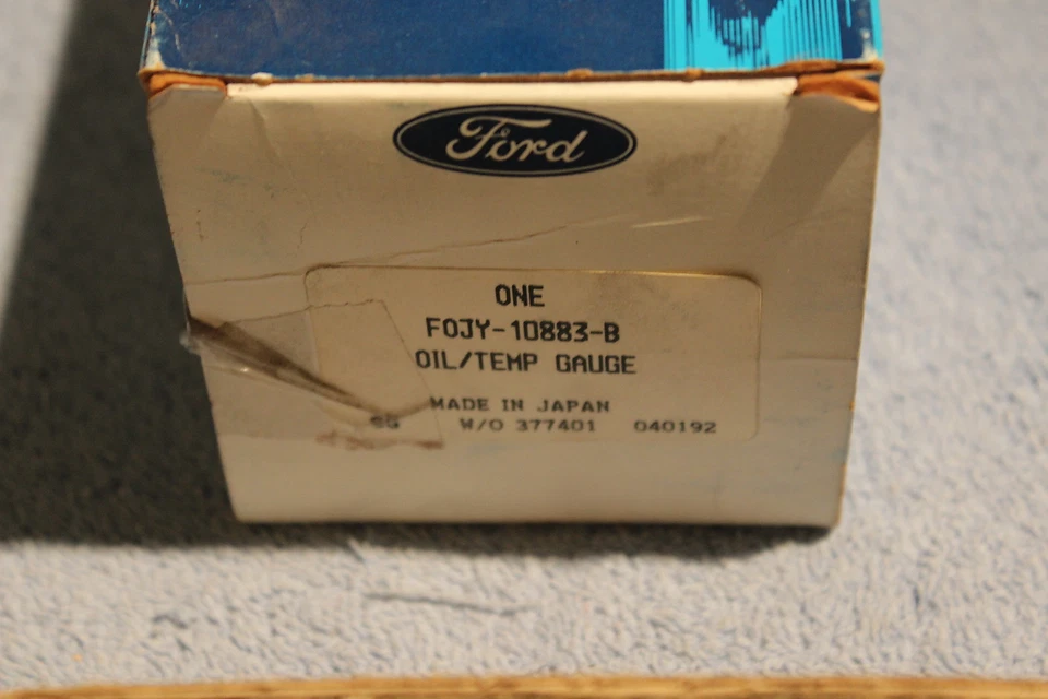 НОВЫЙ ИЗ СТАРЫХ ЗАПАСОВ 1991 92 КОМПЛЕКТ ДАТЧИКОВ ТЕМПЕРАТУРЫ ВОДЫ ДАВЛЕНИЯ МАСЛА РТУТИ КАПРИ - Изображение 2 из 3