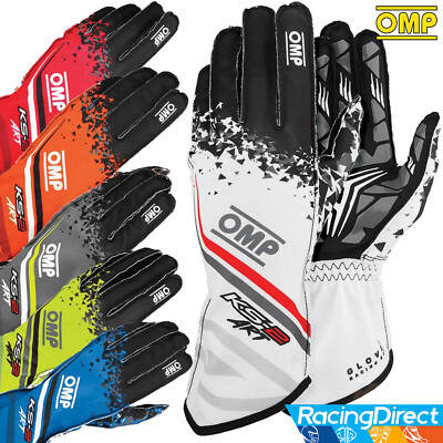 OMP - KS-2 ART MY2025 Karting Gloves | Kart Racing Gloves | Youth & Adult Sizes
