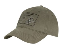 USMC US Marine Corps Globe and Anchor Low Pro Marines Cap M&uuml;tze Oliv Drab