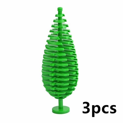 Tree Pine Palm Spruce Cedar Cherry Bloom Bush Christmas Building Block for LEGO - Picture 73 of 82
