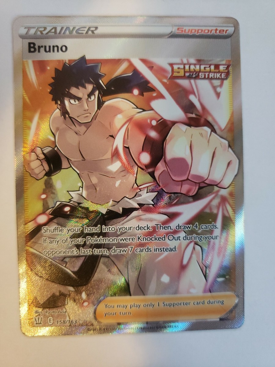 Pokemon Card Battle Styles Full Art Trainer Bruno Single