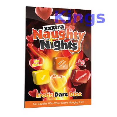  Naughty Nights Erotik Dare Würfel Spaß Party Spiele Frech Sexhilfe Romantik Spiel