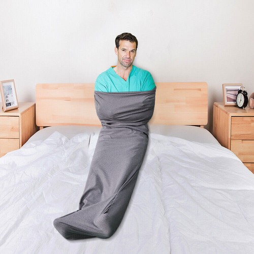 2024 New Hooded Sleep Pod-The Original Machine Washable Wearable Blanket Cocoon - Picture 4 of 11