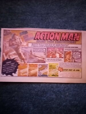 TV3 Ephemera 70er Jahre Werbung Schmiede Chips Action Mann Geheimcode 