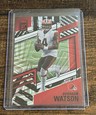 Deshaun Watson Razzle Dazzle, case hit, 2022 Donruss Elite, Cleveland Browns