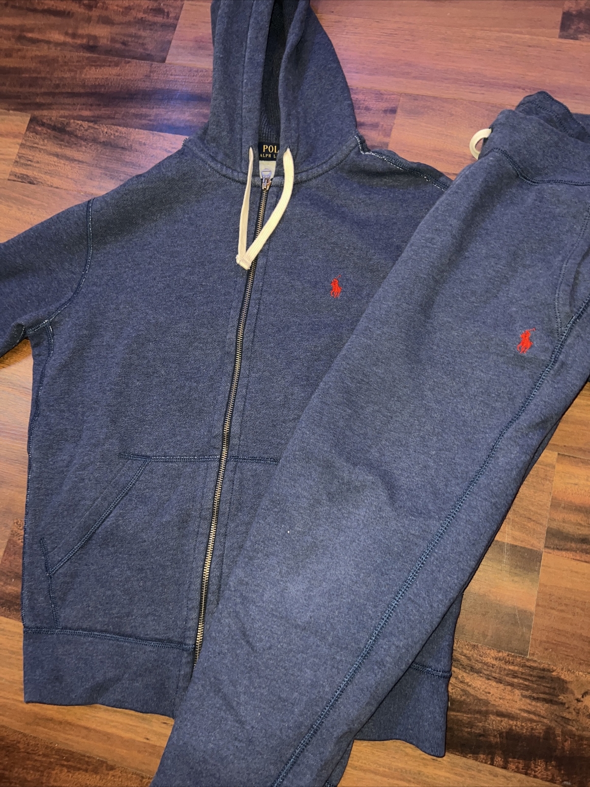 navy polo sweatsuit