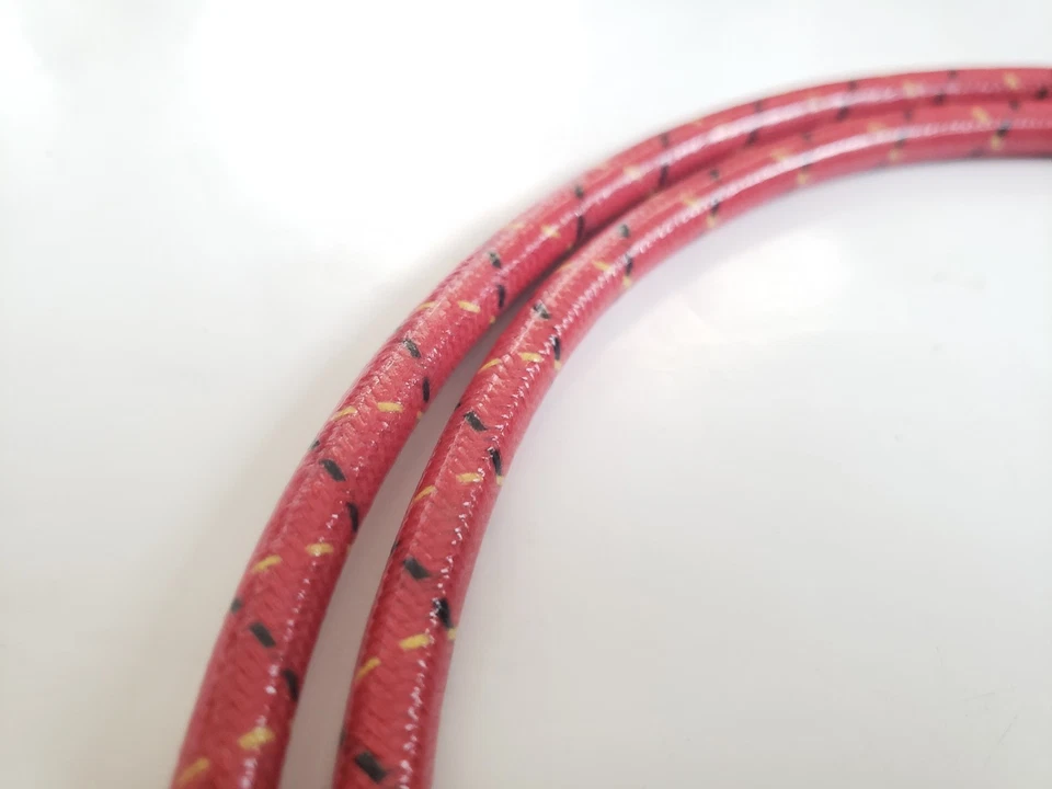 15" 7mm Vintage Triumph BSA 500 650 A65 A50 tela bujía cable bobber café RY Foto 2 de 2