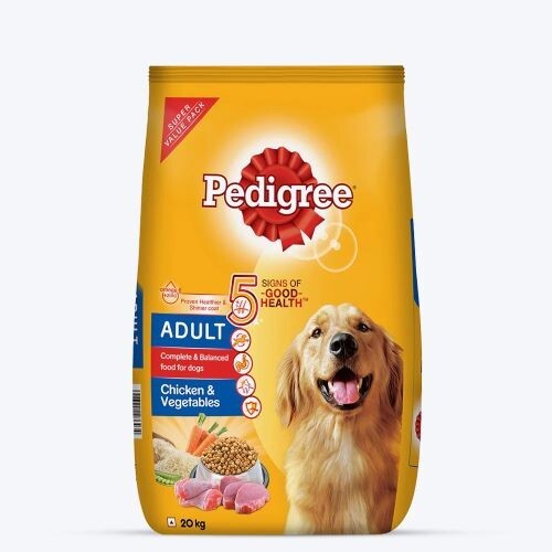 PEDIGREE Adult Dry Dog Food Chicken & Vegetable Flavour 1.2kg Pack Free Shipping - Picture 1 of 7