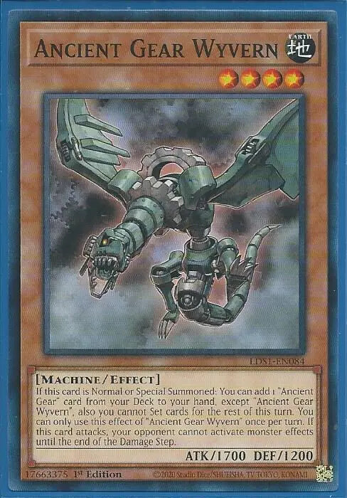 Yugioh - Ancient Gear Wyvern - 1st Edition Card